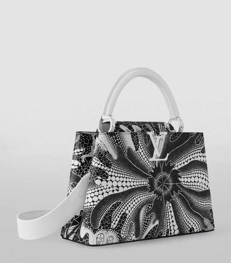 x Yayoi Kusama Flowers Capucines MM Top-Handle Bag | Harrods
