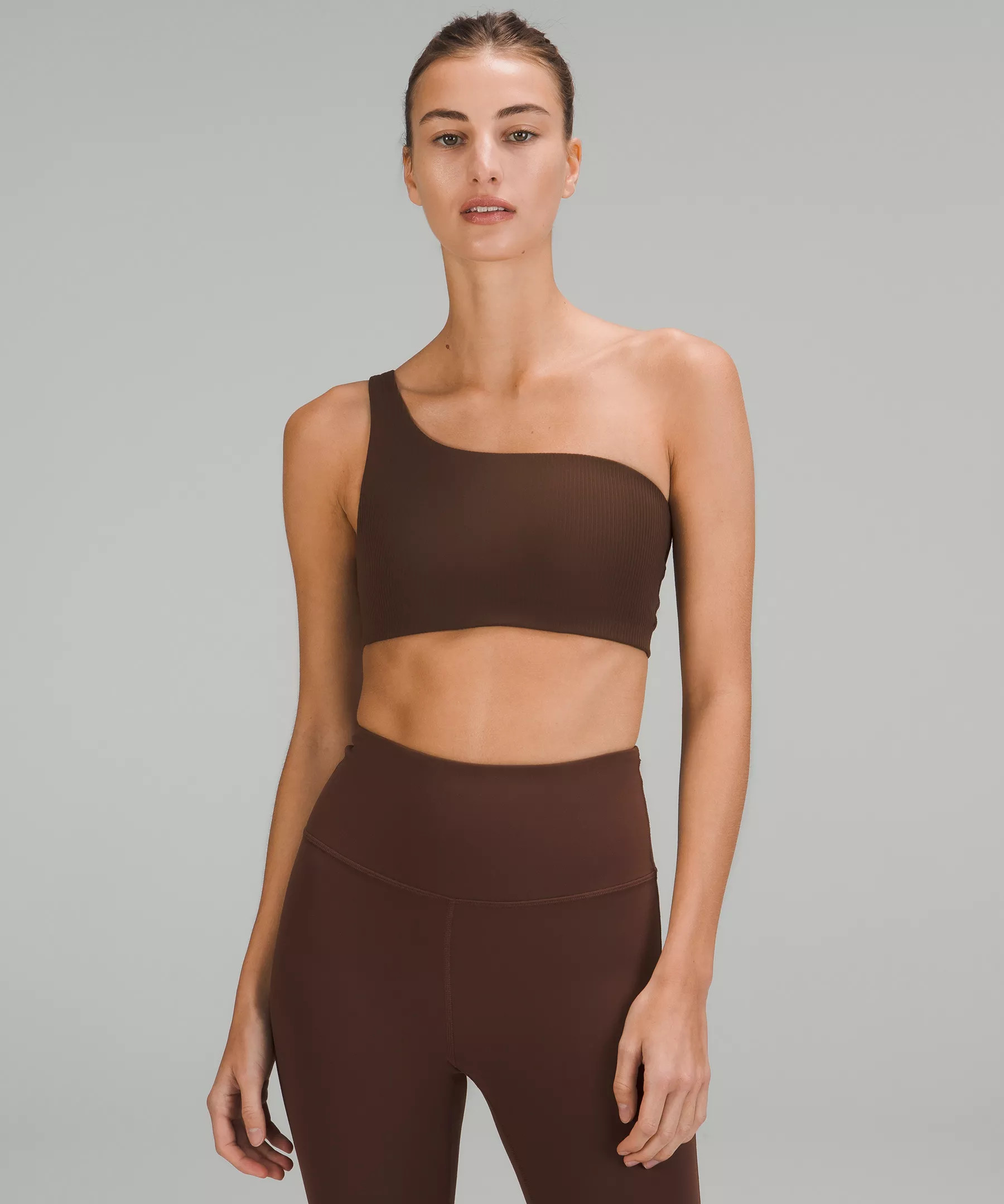 Ribbed Nulu Asymmetrical Yoga Bra | Lululemon (US)