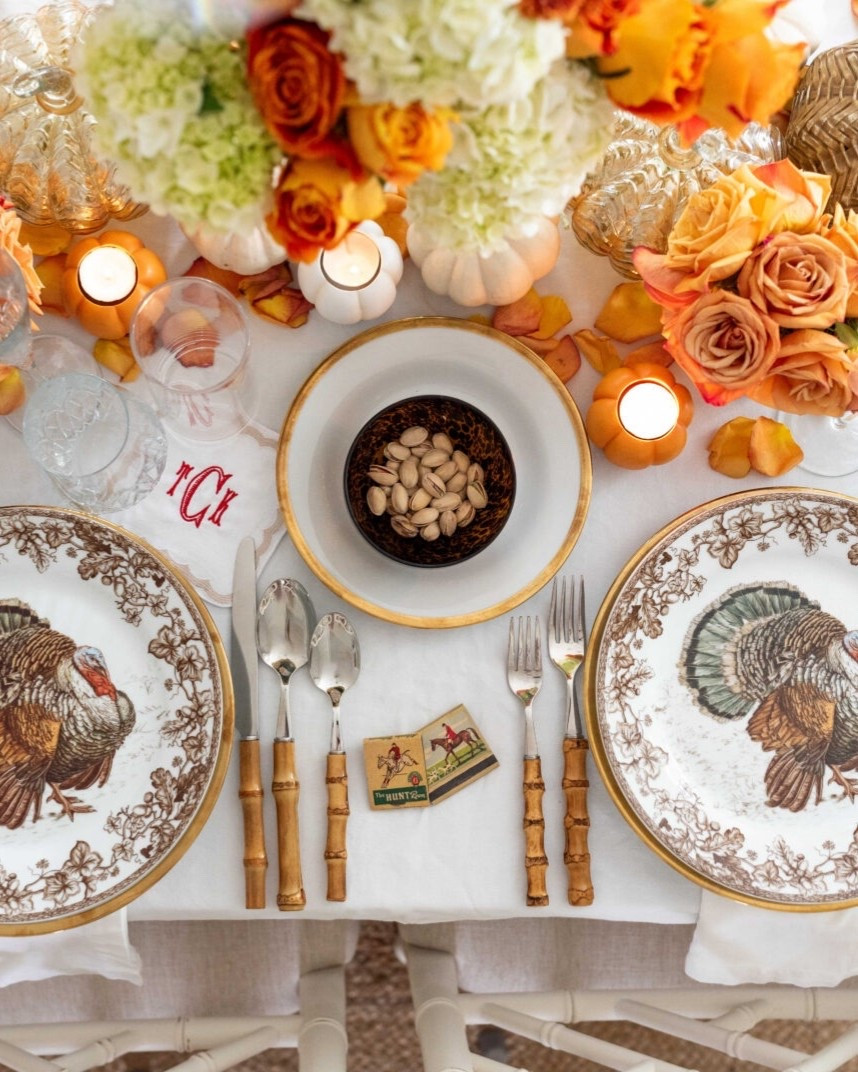 Our Thanksgiving turkey plates 🦃 🍽️ 