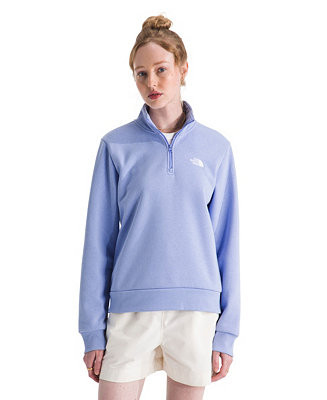 The North Face Women's Evolution Simple Dome Regular Quarter Zip Sweatshirt - Macy's | Macy's