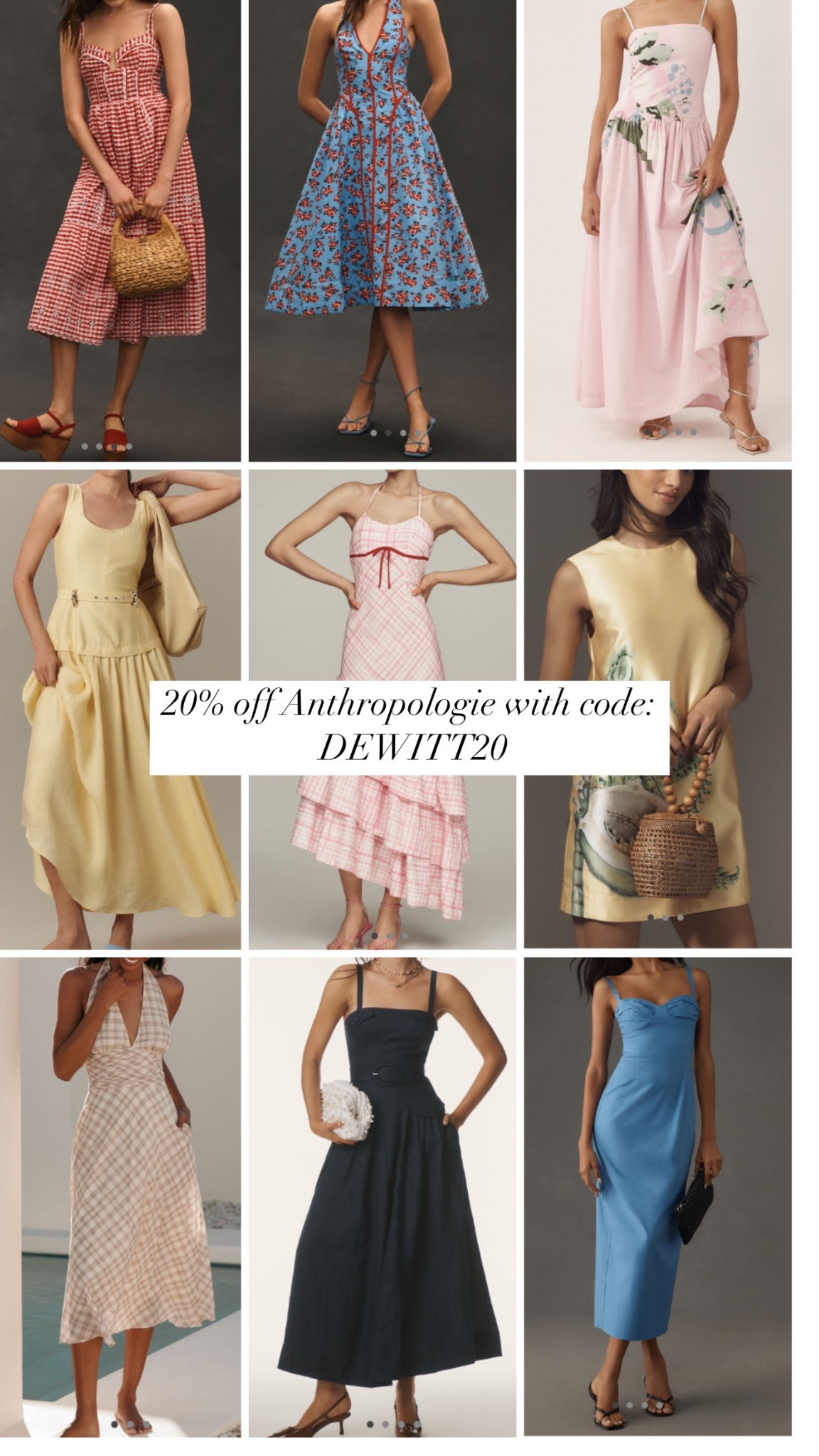 You can get 20% off Anthropologie with code DEWITT20 at checkout!! Valid March 7-10!!! Here are some of my favorites rn 

#LTKSpringSale #LTKStyleTip #LTKSaleAlert