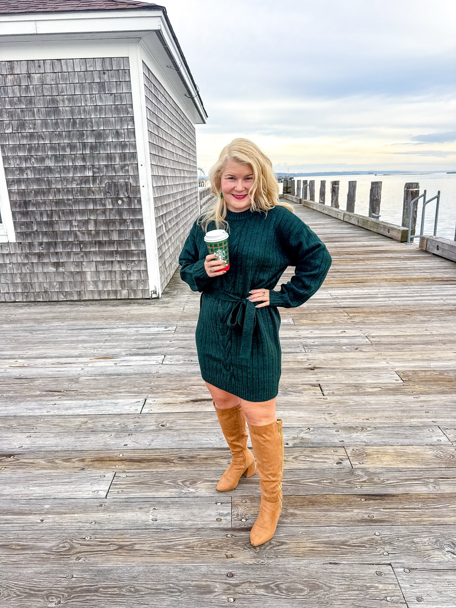 Saint Patrick’s Day ootd. I love this sweater dress and it is perfect for today. 

#LTKWorkwear #LTKPetite #LTKootd