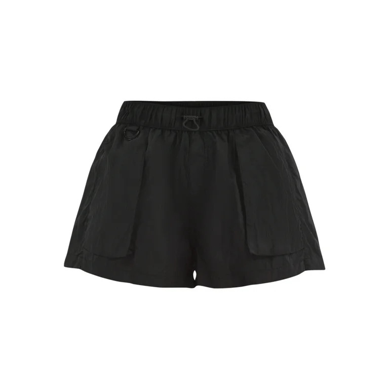 No Boundaries Bungee Shorts, 2.5" Inseam, Women's and Women's Plus | Walmart (US)