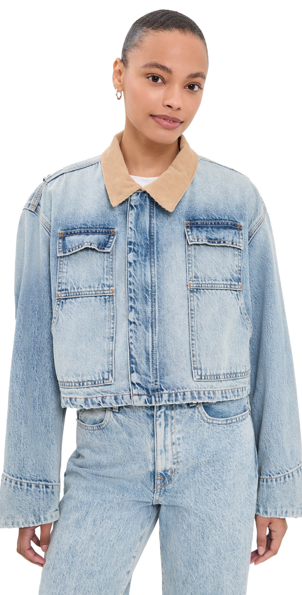 Conor Cropped Worker Jacket | Shopbop