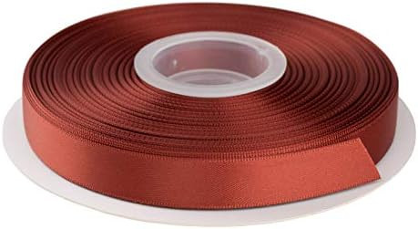 AVANAVA 5/8 Inch Wide Double Face Satin Ribbon - 50 Yards (780-Cinnamon Stick) | Amazon (US)