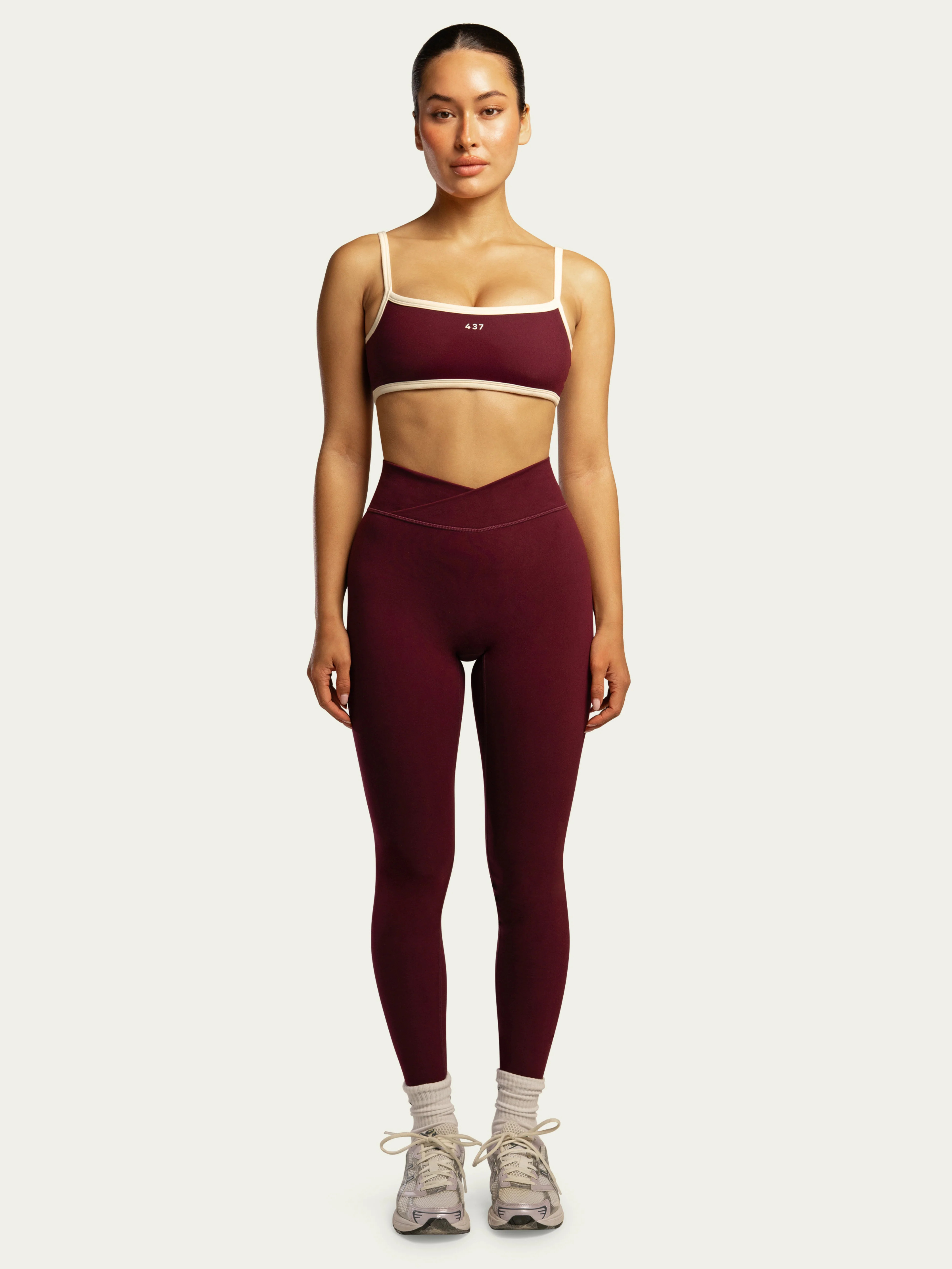 The V Legging Black Cherry | 437