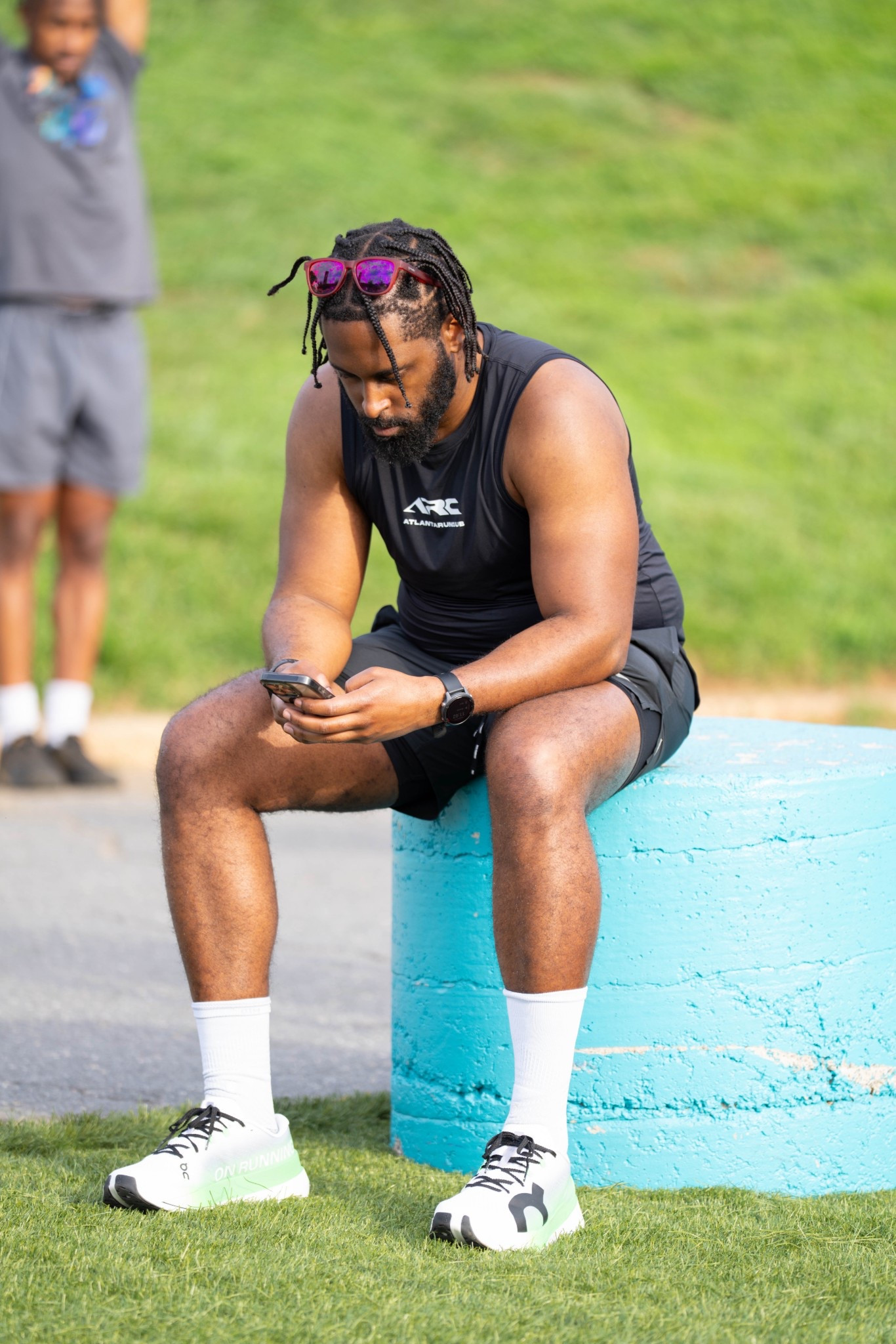 Breaking in new race day shoes.

#LTKMens #LTKActive