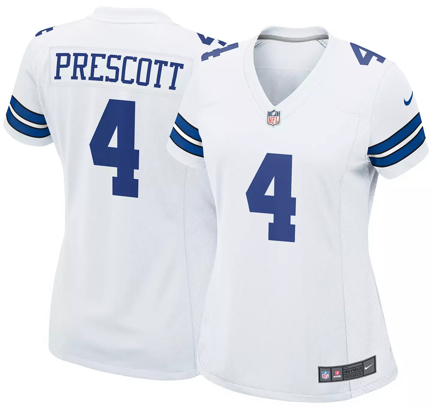 Nike Women's Dallas Cowboys Dak Prescott #4 White Game Jersey | DICK'S Sporting Goods