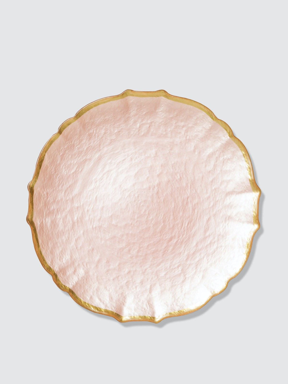 Baroque Glass Service Plate/Charger | Verishop