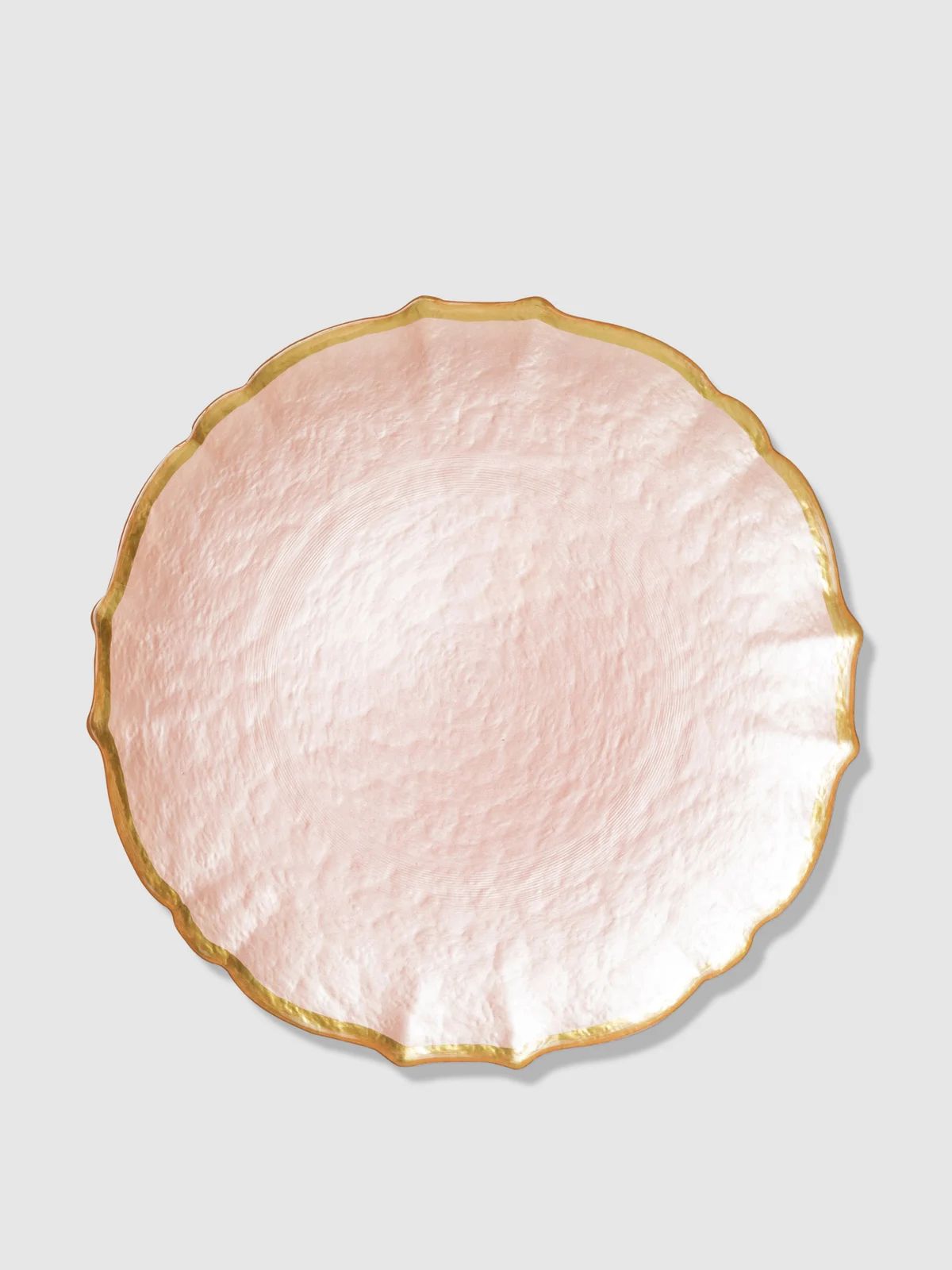 Baroque Glass Service Plate/Charger | Verishop