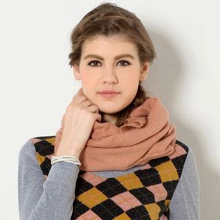 Knit Scarf Pink - One Size | YesStyle (US)