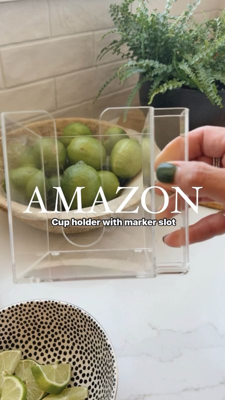 Acrylic cup holder with marker slot perfect for your next get together or party! Also linking several other options #LTKxSephora

#LTKhome #LTKparties