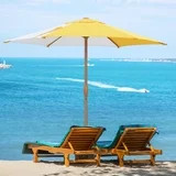 Autlaycil 7.5ft Patio Umbrella, Sun Shelter UV 50+ Plus Protection Beach Umbrellas Sunshade for M... | Walmart (US)