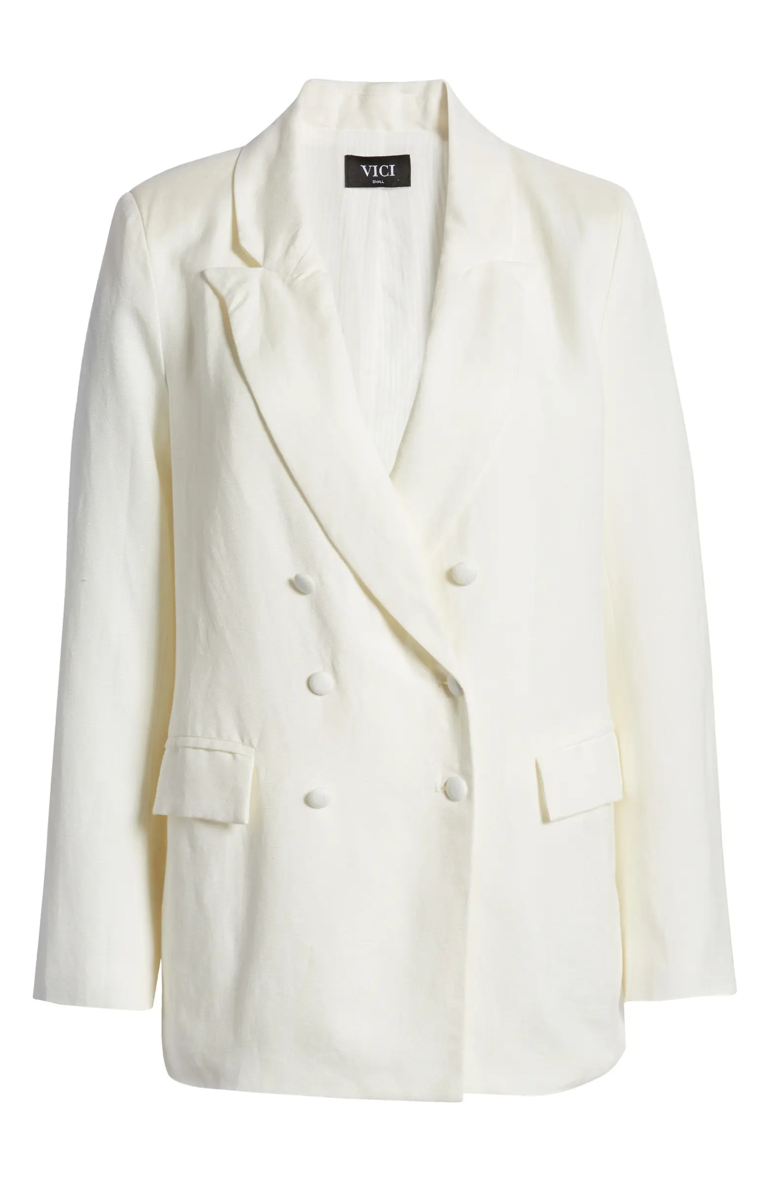 VICI Collection Linen Blend Blazer | Nordstrom | Nordstrom