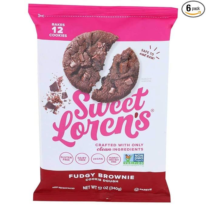 Sweet Lorens Fudge Brownie Cookie Dough, 12 Ounce -- 6 per case. | Amazon (US)