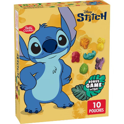 Betty Crocker Fruit Shapes Lilo & Stitch Fruit Snacks - 8oz/10ct | Target