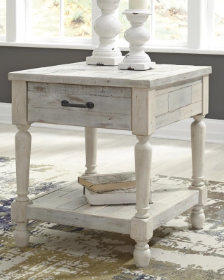 Shawnalore End Table, Whitewash | Ashley Homestore