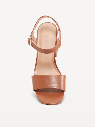 Strappy Block Heel Sandals | Old Navy (US)