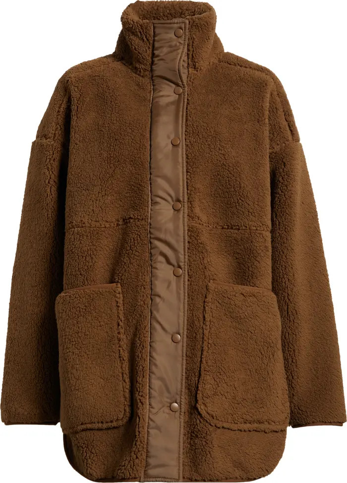 Cozy Faux Shearling Jacket | Nordstrom