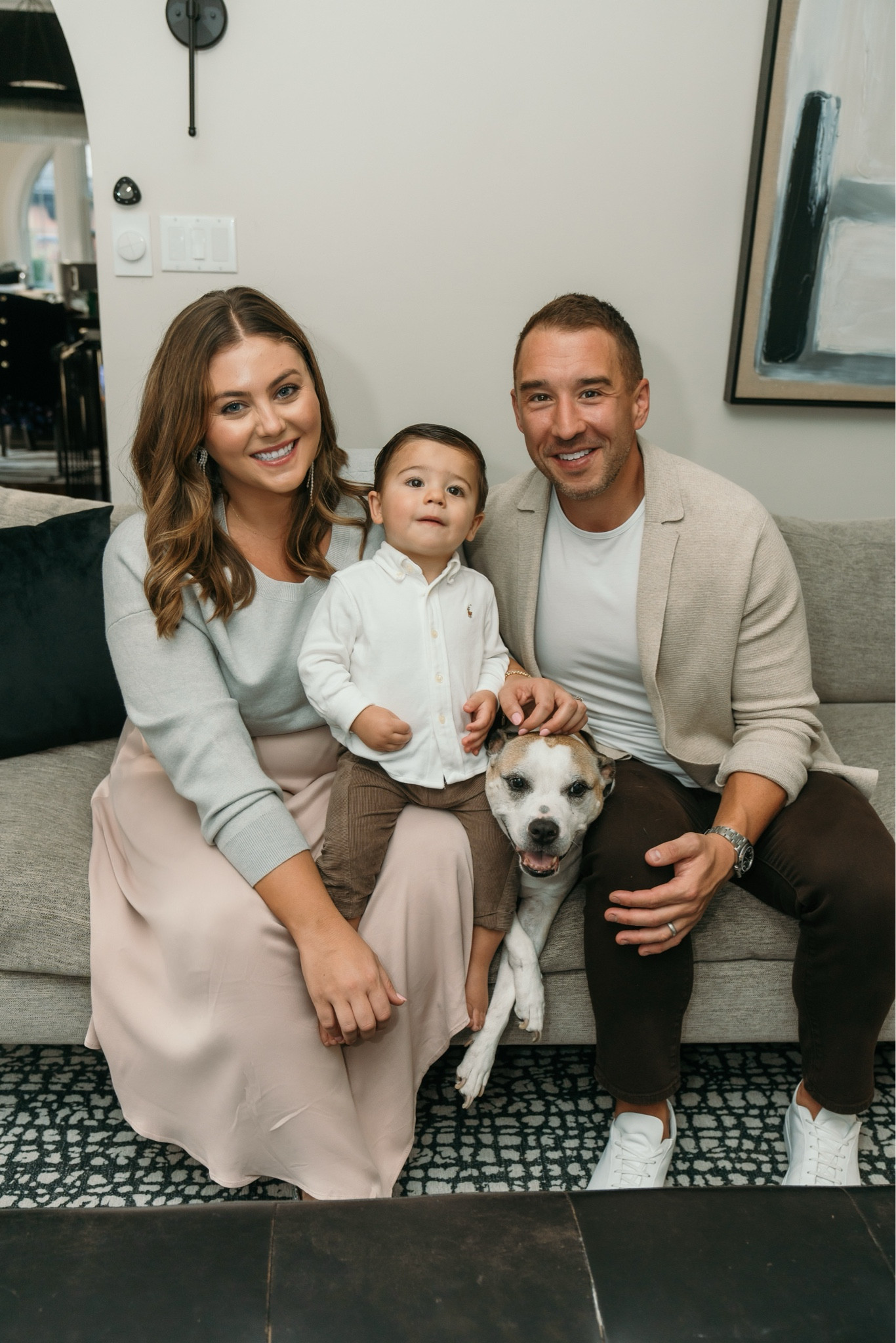 Happy thanksgiving from the Kochs! I’m wearing XL in dress (runs generous), Conrad is in 18 months, and BK is in M top & sweater. Sharing similar styles! 🍂🤎

#LTKFamily #LTKHoliday #LTKStyleTip