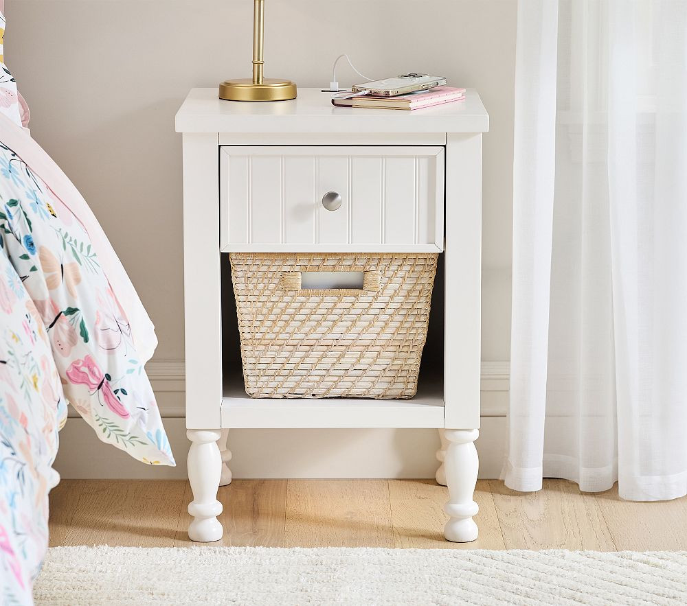 Catalina Nightstand with Charging Station and Nightlight (18") | Pottery Barn Kids
