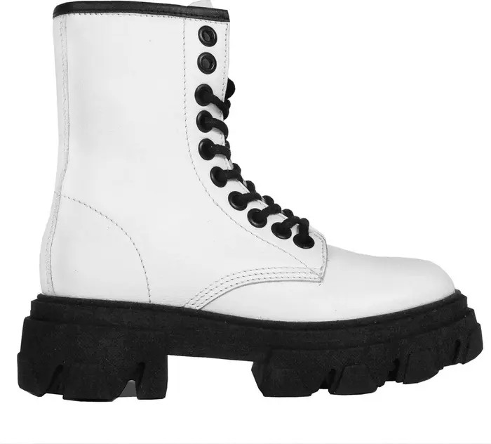 Genuine Leather Combat Boots | Nordstrom