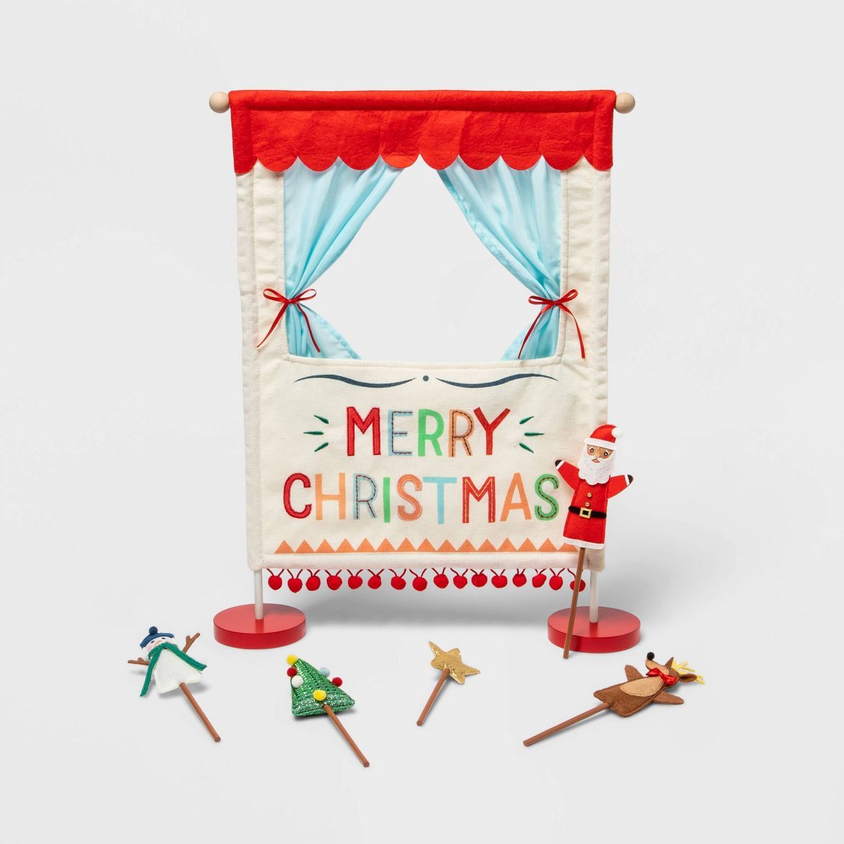 6pc Fabric Christmas Puppet Theater - Wondershop™ | Target