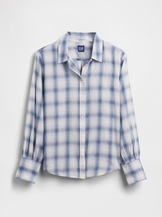 Voile Plaid Shirt | Gap (US)