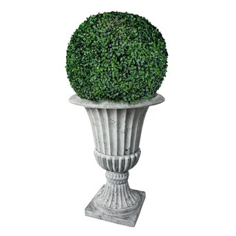 Algreen Products 21.25-in W x 30-in H Concrete Plastic Indoor/Outdoor PlanterItem #5123509 |Model... | Lowe's