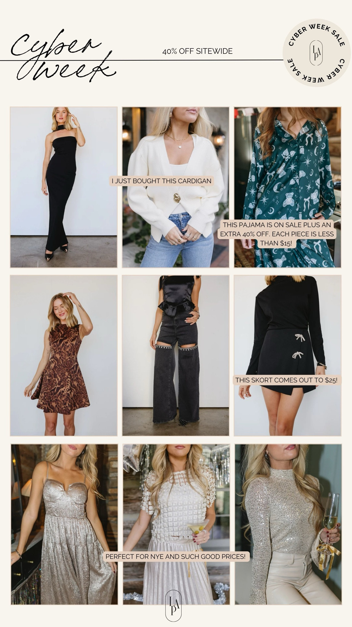 40% off Sitewide // no code needed 

#LTKSaleAlert #LTKCyberWeek