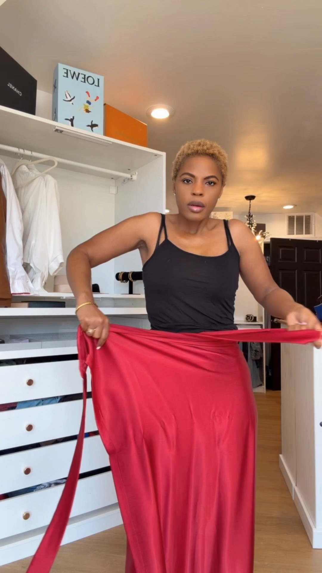 A statement in red ❤️ Wearing one of my favorite Nigerian designers, Wanifuga, soft, elegant, and effortlessly elevated.

#LTKgrwm #LTKootd