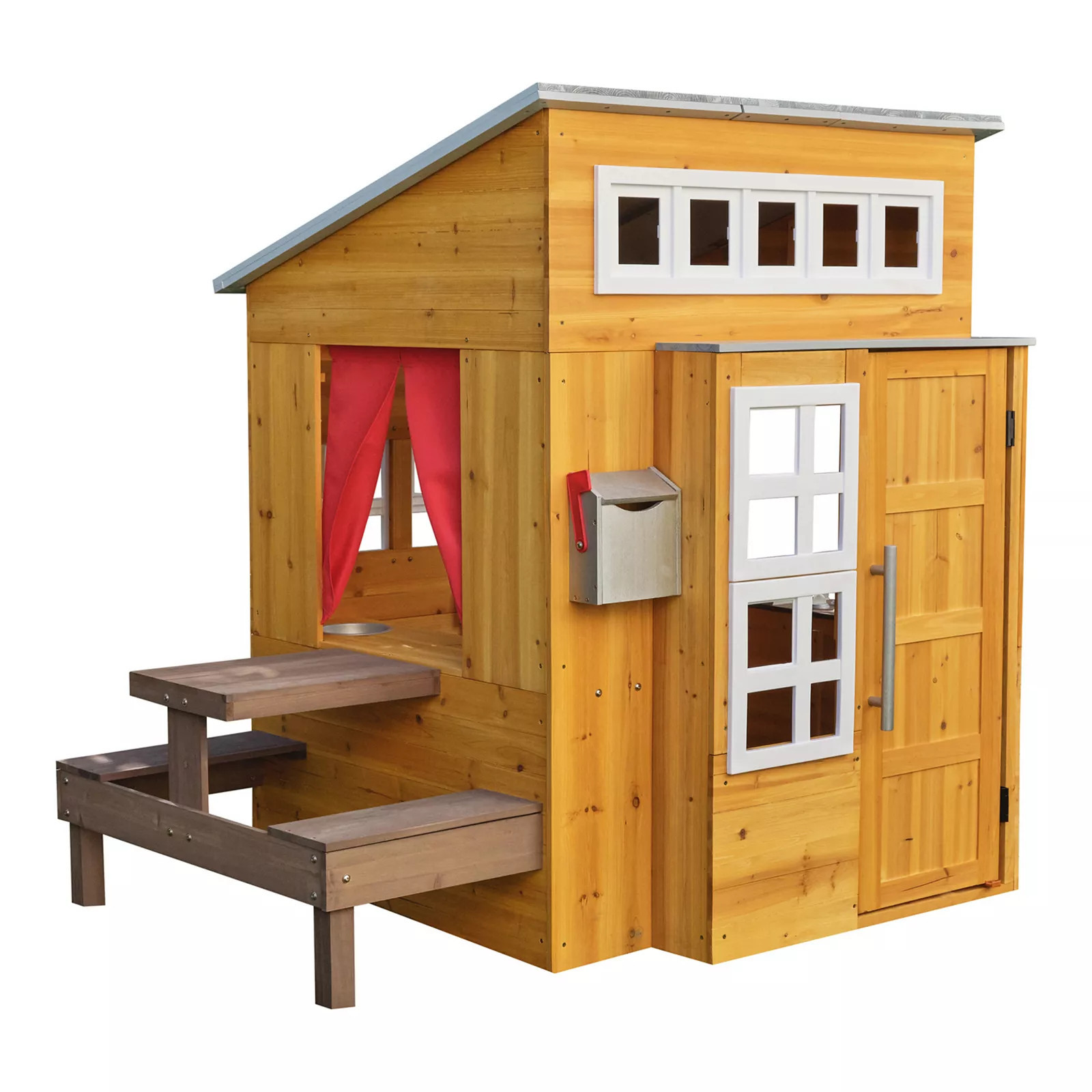 KidKraft Modern Outdoor Wooden Playhouse, Multi | Kohl's