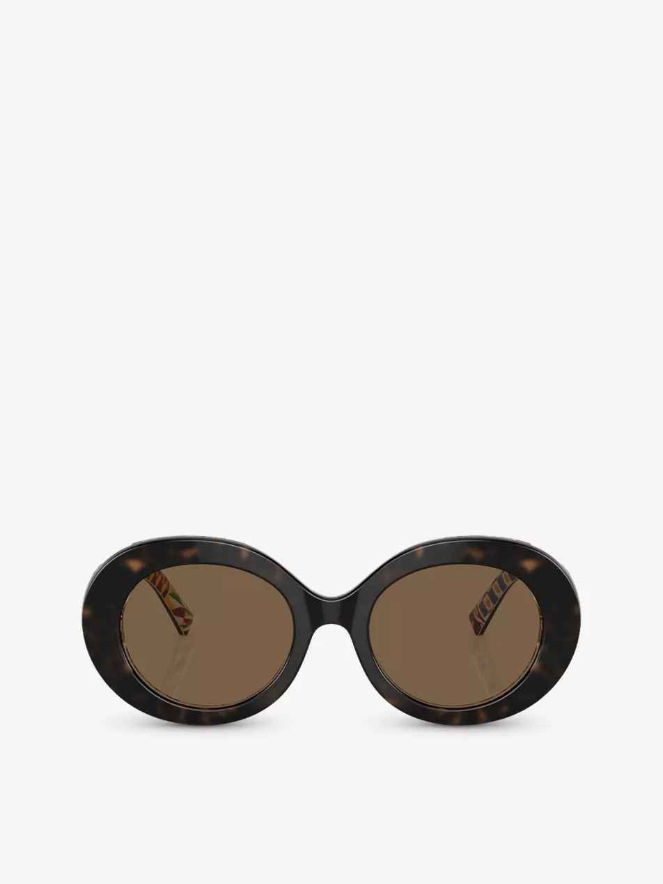 DG4448 oval-frame acetate sunglasses | Selfridges