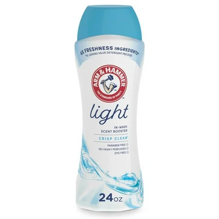 ARM & HAMMER Light In-Wash Scent Booster, Laundry Scent Booster Crisp Clean scent, 24 Oz | Walmart (US)