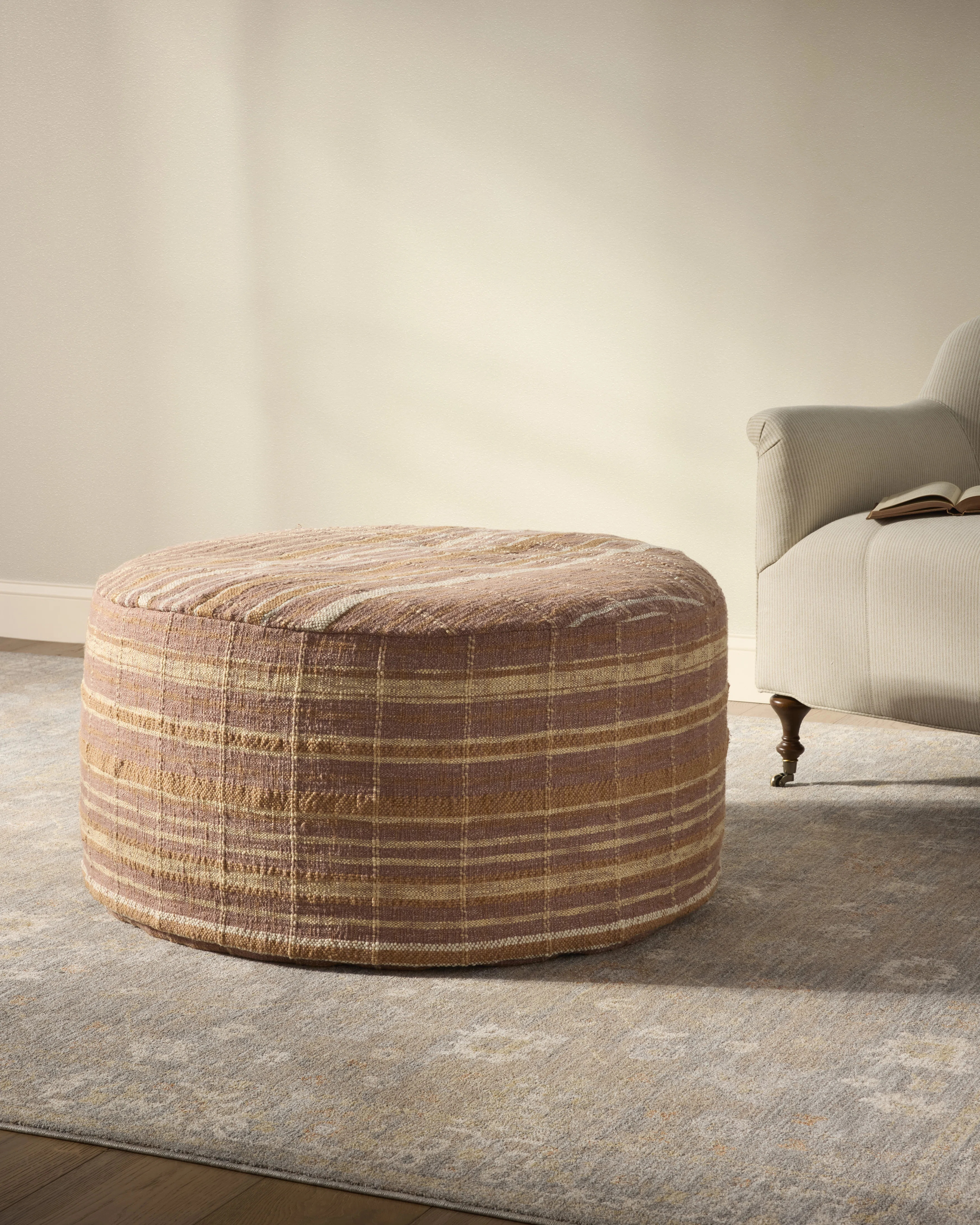 Chris Loves Julia x Loloi Chris Loves Julia Wallace Clay Pouf | Wayfair | Wayfair North America