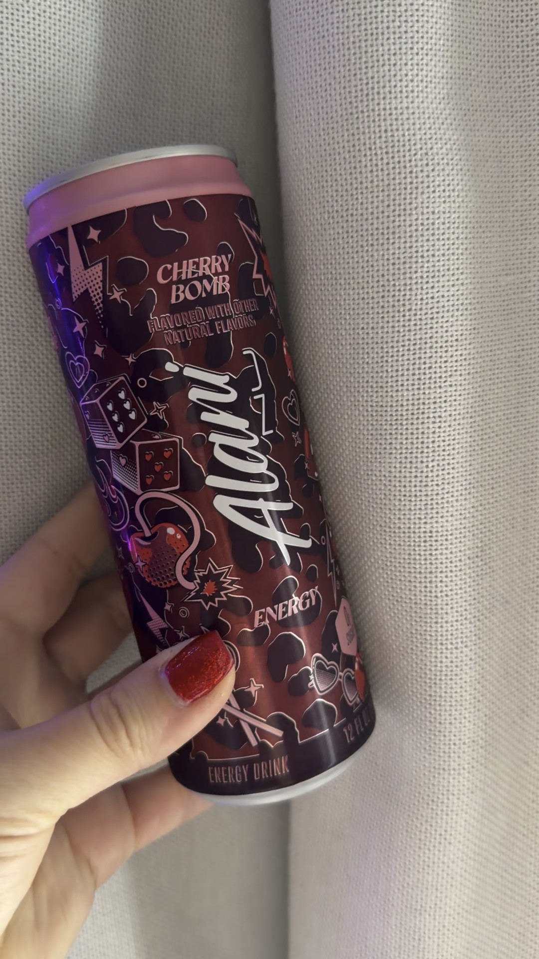 Another day, another Alani Nu post 🍒💥 

The NEW Cherry Bomb Alani Nu energy drink is SO good and honestly… it’s giving Dr Pepper energy in the best way. 

This is the kind of drink that gets you through busy parent life, nonstop schedules, errands, practices, and everything in between, and SUCH a great “break” from coffee. 

If your day starts early and never really slows down, this Alani energy drink is the kind of caffeine moment that understands the chaos.

#LTKmomlife #LTKmorningroutine #LTKdayinmylife