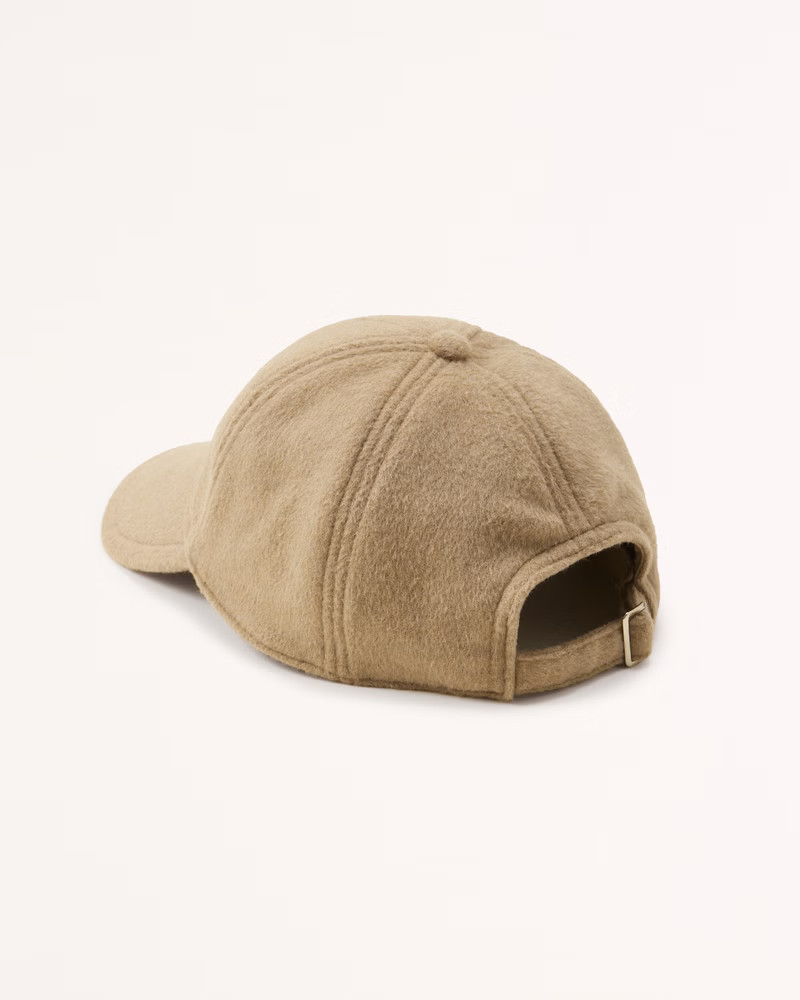 Women's Wool-Blend Baseball Hat | Women's Accessories | Abercrombie.com | Abercrombie & Fitch (US)