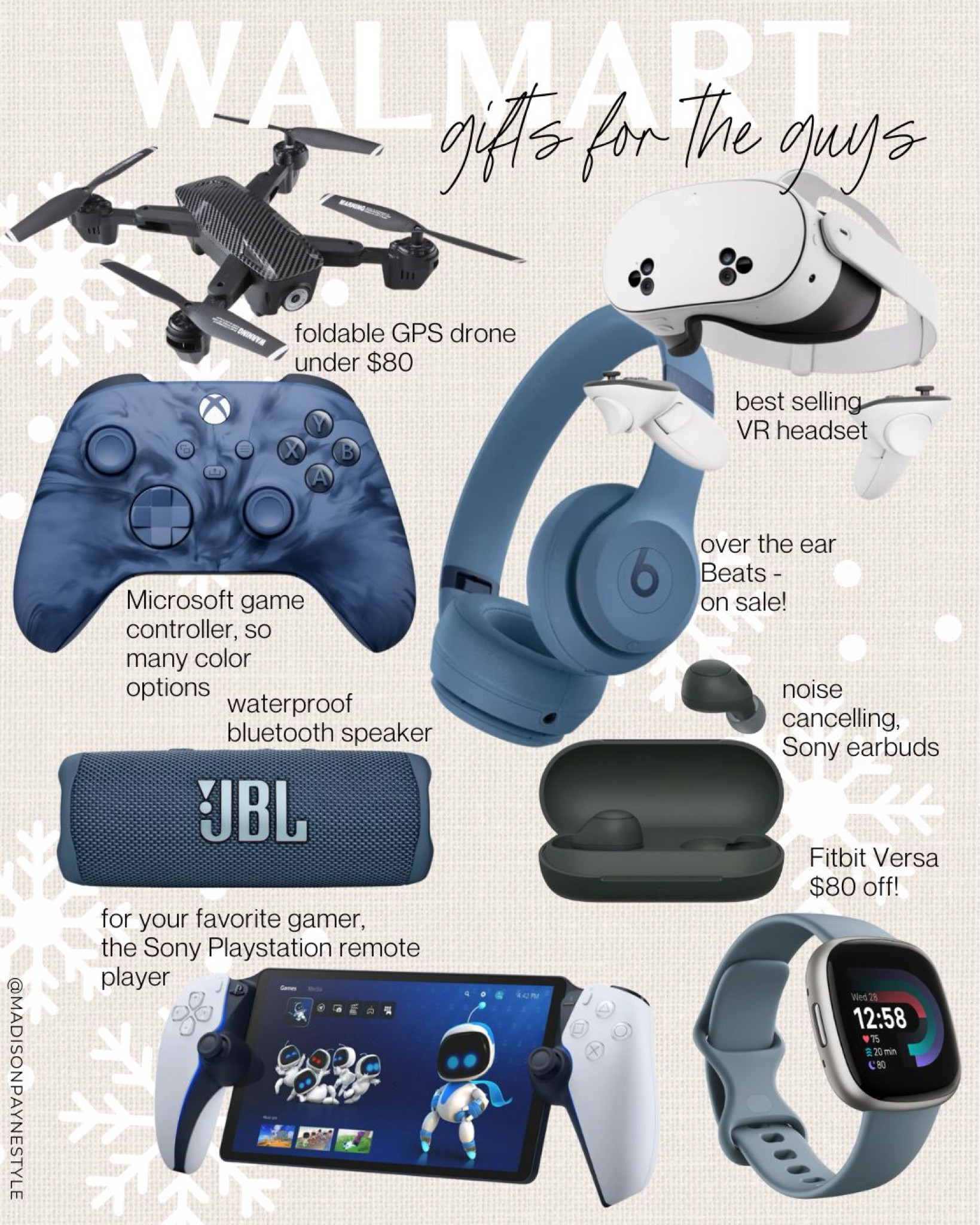 @Walmart #WalmartPartner #WalmartGifts #Walmart #sponsored #ad
Walmart Gift Guide🎁 tech gifts for the guys👨‍💻Walmart has some great finds if you’re shopping for a tech guy! 

Gift guide, Walmart gift guide, tech gifts, Walmart gifts, Walmart tech gifts, gifts for him, tech gifts for him, tech gift guide, Madison Payne 

#LTKGiftGuide #LTKHoliday #LTKMens