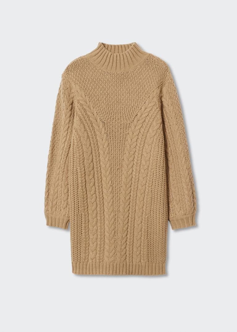 Abito maglia collo perkins -  Donna | Mango Italia | Mango IT