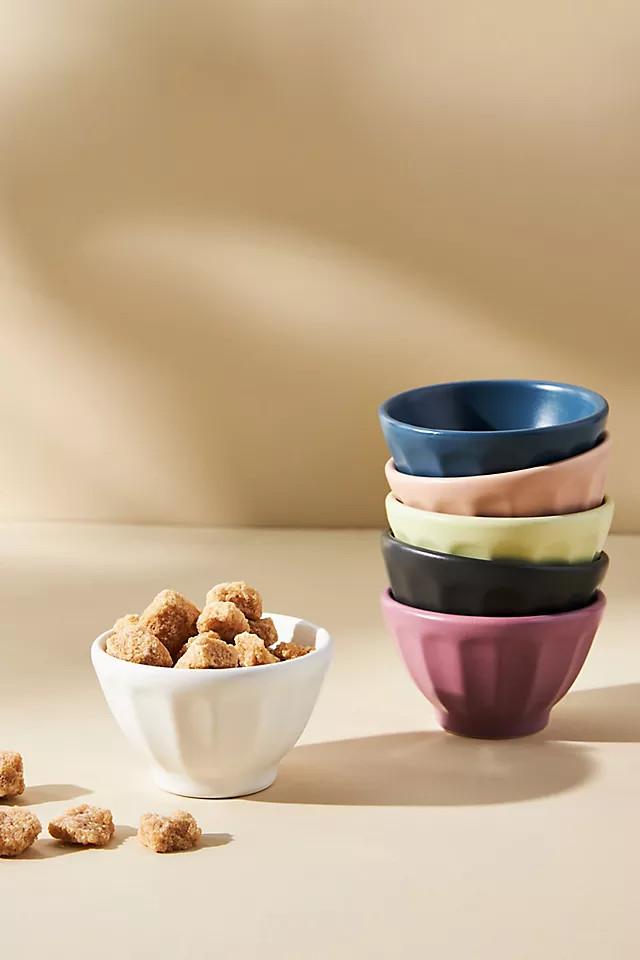 Mini Matte Latte Bowls, Set of 6 | Anthropologie (US)