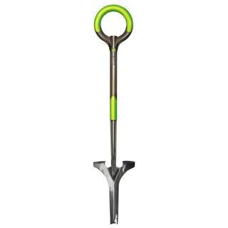 Radius Garden 42.5 in. Pro Stainless Steel Garden Weeder, 22 in. Handle, Original Green-205-21 - ... | The Home Depot