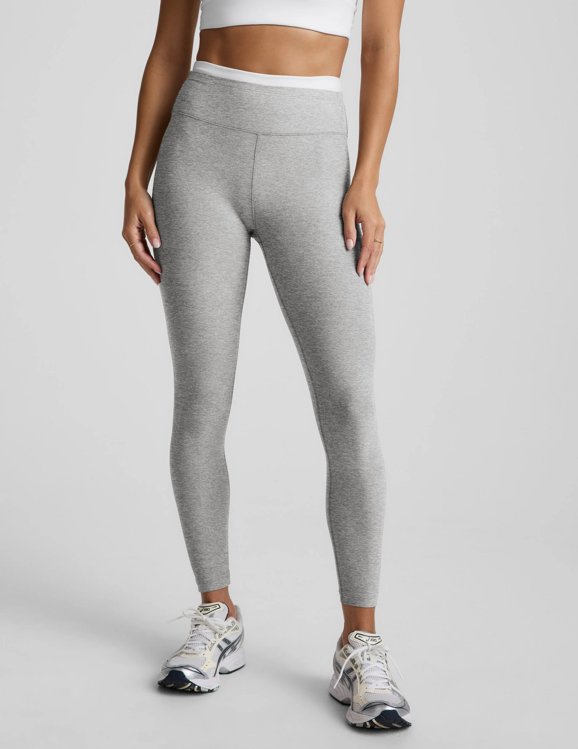 Spacedye Layered High Waisted Midi Legging | Beyond Yoga | Beyond Yoga