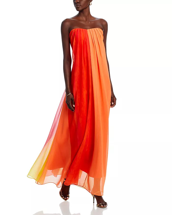 Sunset Stripe Strapless Maxi Dress | Bloomingdale's (US)