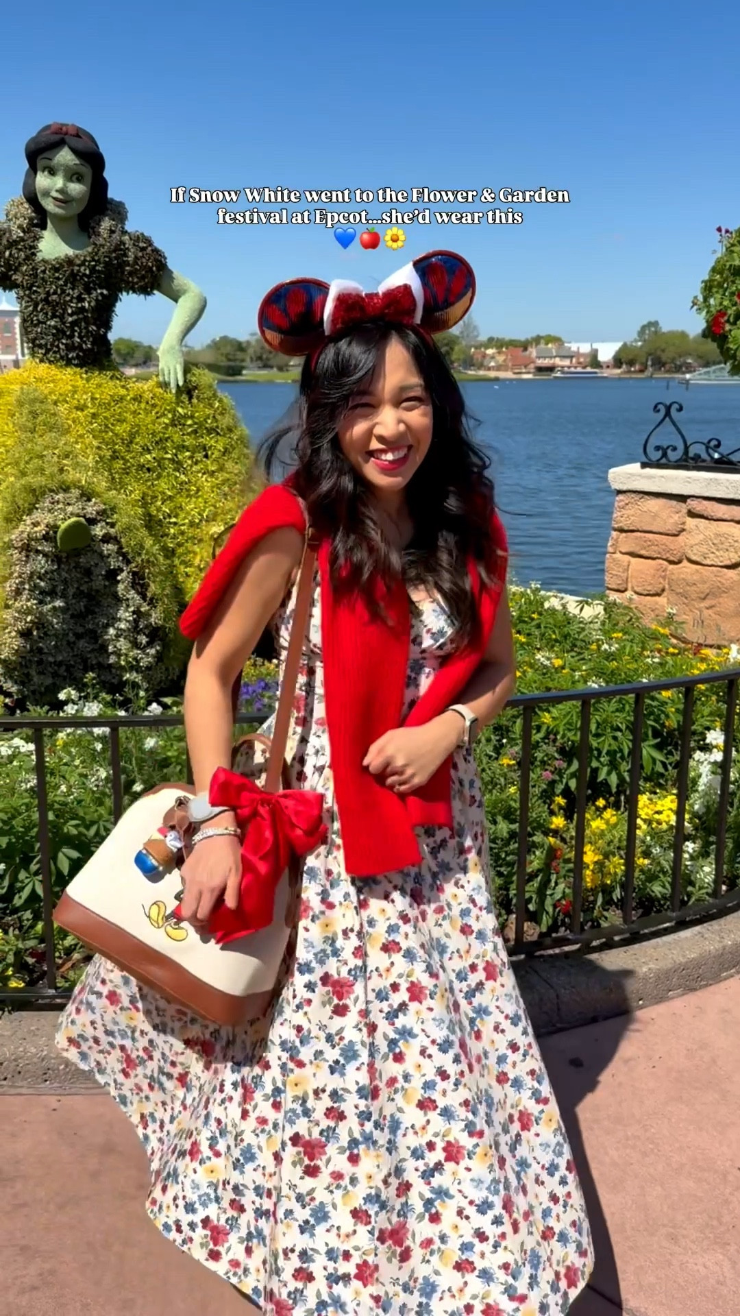 My exact dress keeps coming in & out of stock, so I linked similar! Wearing XXS Petite. Love this cream floral print! It was perfect for the flower and garden festival at Epcot!

Also linked my favorite perfect red lip liner & gloss combo!

Disney outfit inspo
OOTD
Petite fashionn

#LTKFestival #LTKSeasonal #LTKPetite