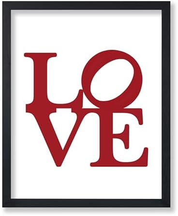 Poster Master Love Print - Typography Poster - Valentine's Day Art - Minimal Gift for Men, Women,... | Amazon (US)