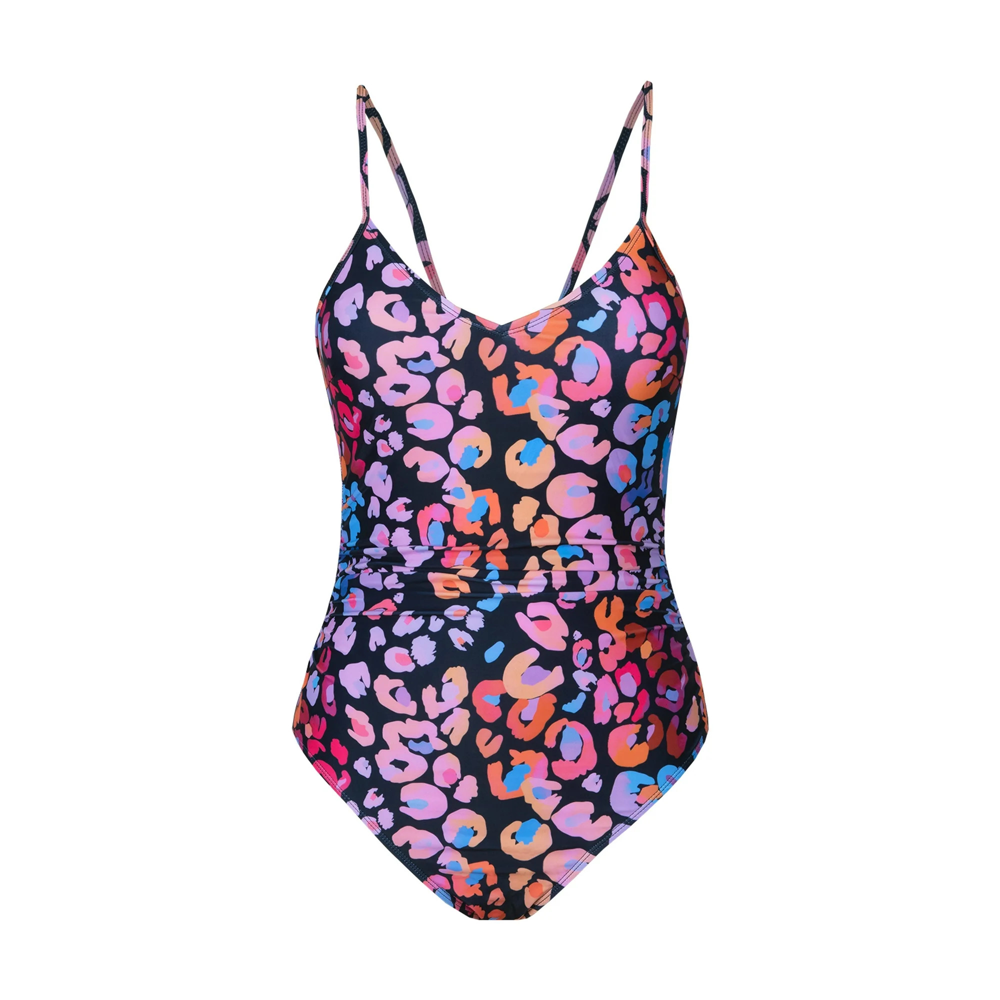 Cupshe Women's One Piece Swimsuit V-Neckline Removable Cups O-Ring Accent Cutout Tummy Control Ba... | Walmart (US)