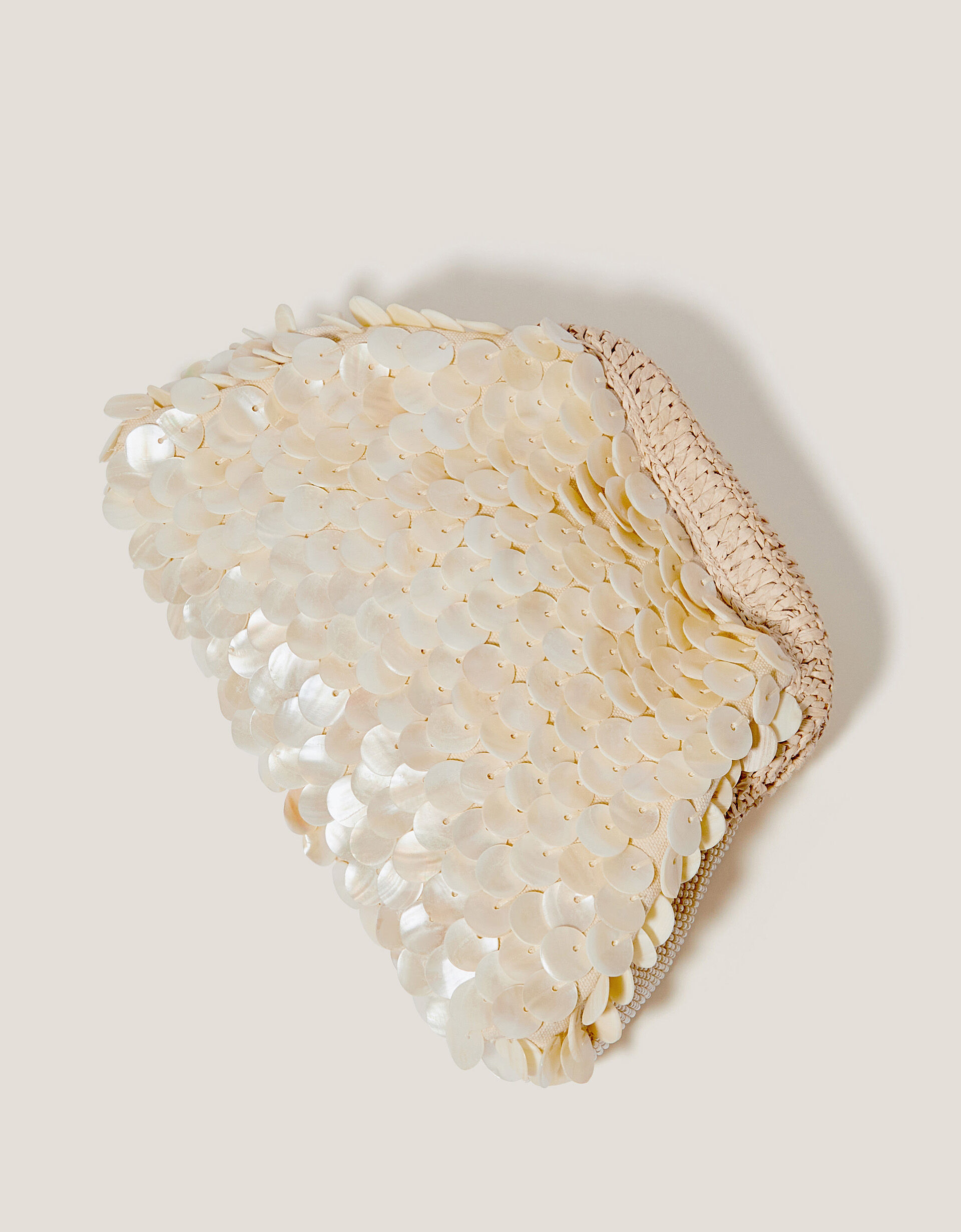 Saya Shell Embellished Clutch Bag | Monsoon (UK)