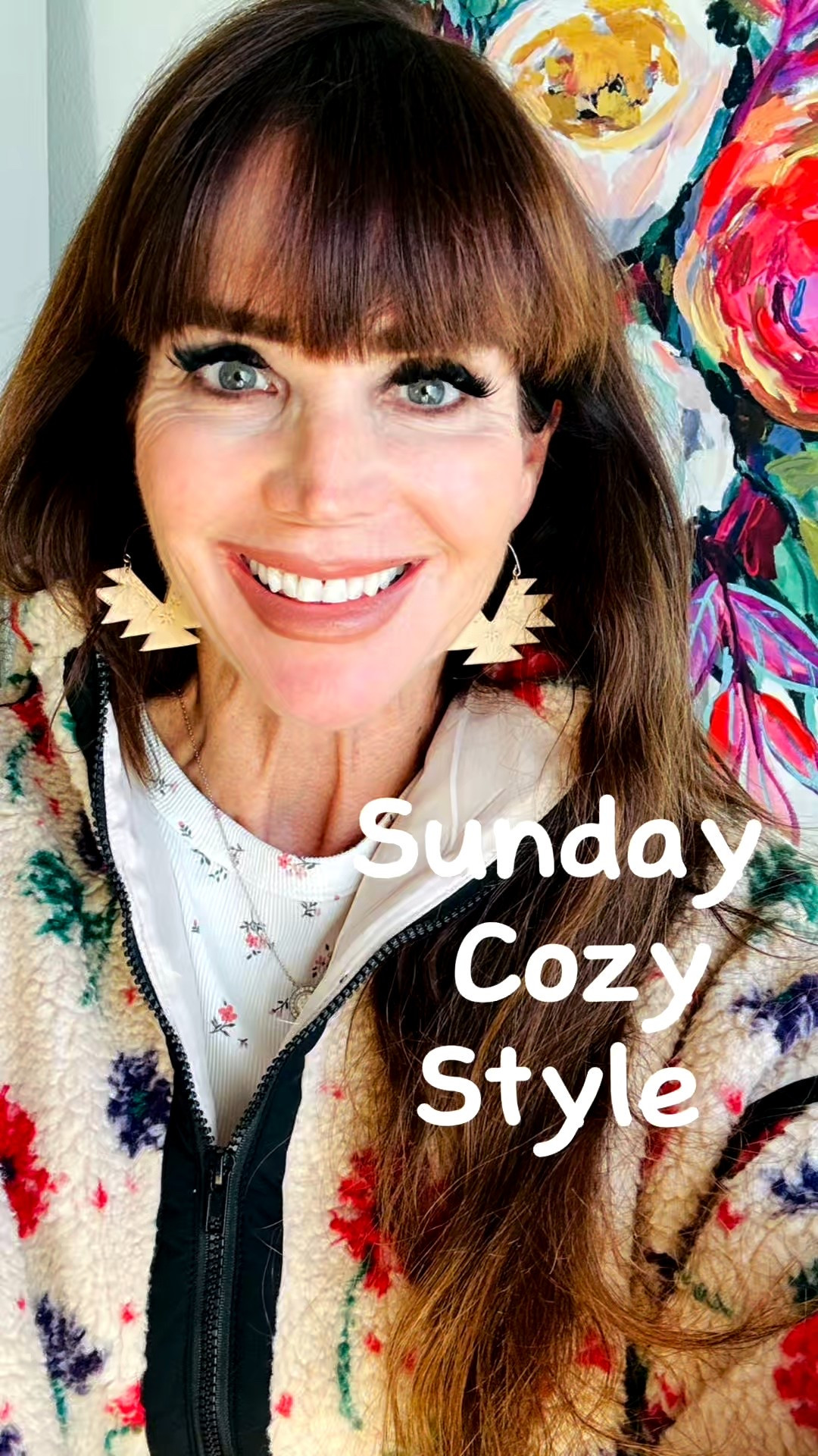 Over 55 Sunday cozy style!  We had quite a temperature drop so I had to pull out my Vici Sherpa jacket and Ugg sneaker boots!  My Nike pants are older but a fav!! 

#LTKootd #LTKHoliday #LTKOver40