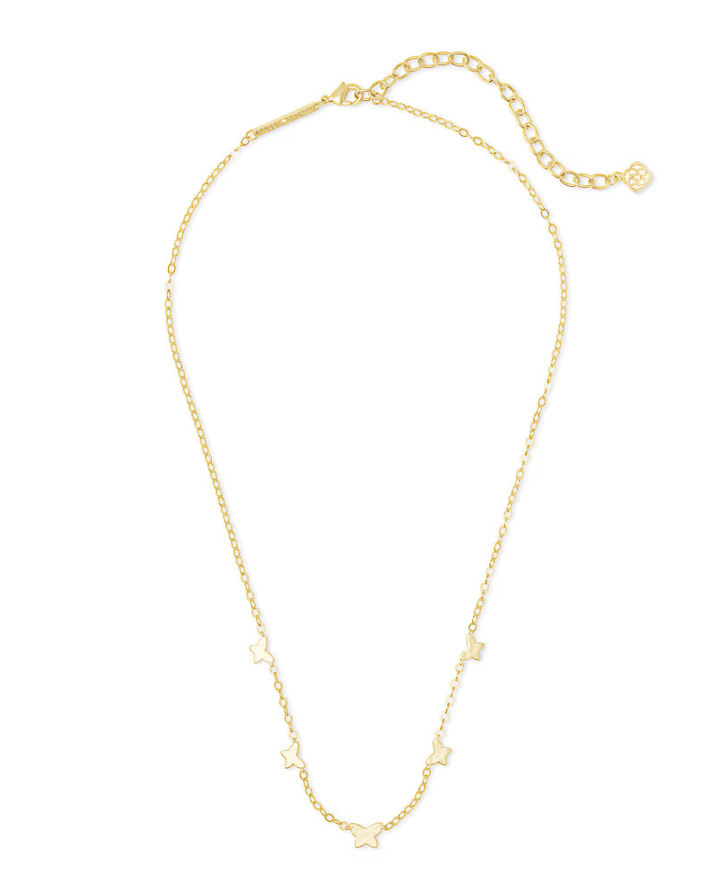 Lillia Butterfly Strand Necklace in Gold | Kendra Scott