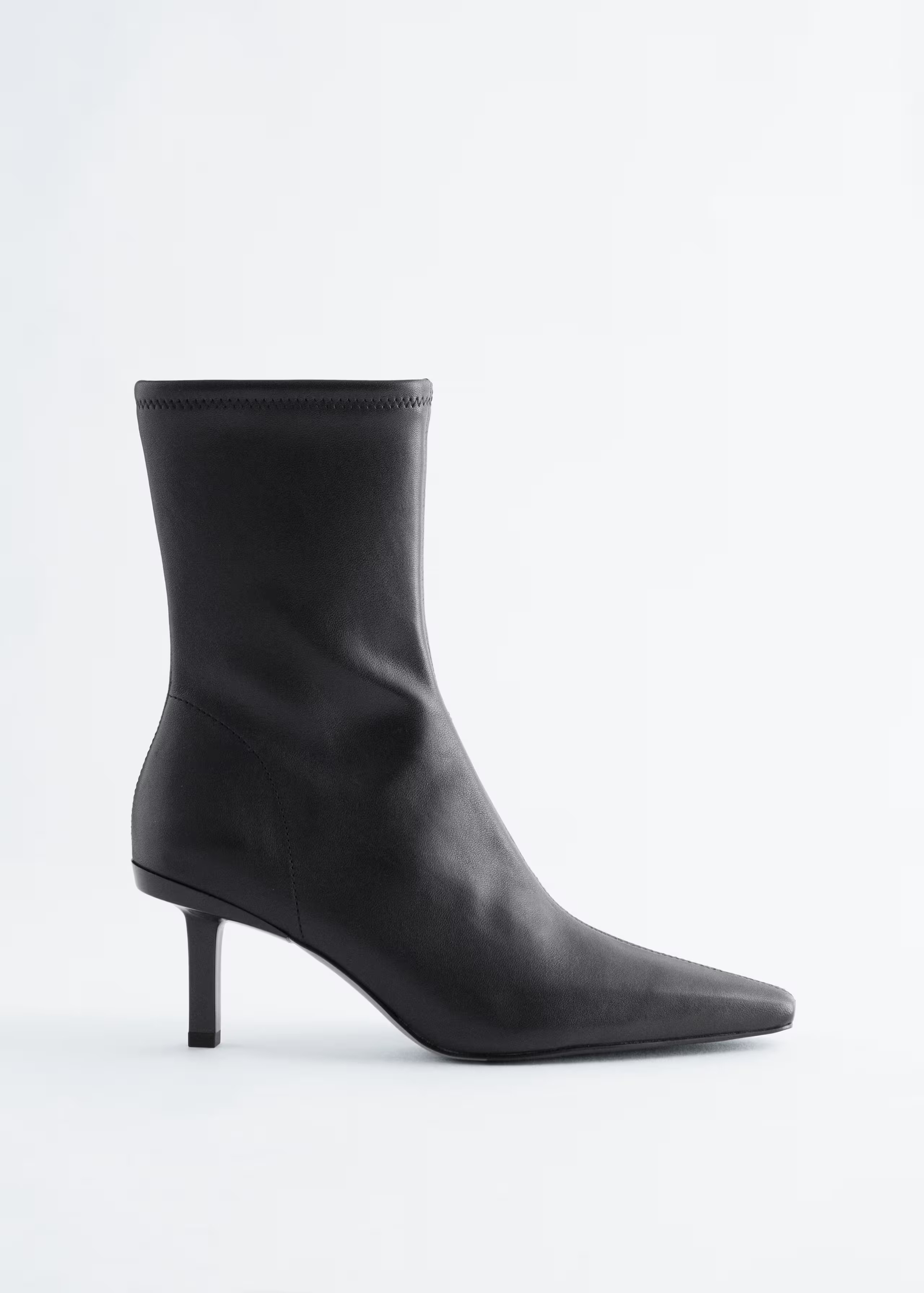 Stretch-Leather Ankle Boots | & Other Stories UK